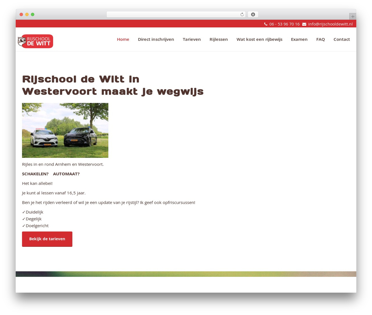 Theme001 WordPress theme - rijschooldewitt.nl Theme001 WordPress theme - rijschooldewitt.nl