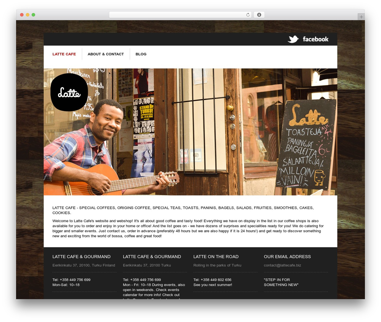 theme1931 WordPress theme - lattecafe.biz