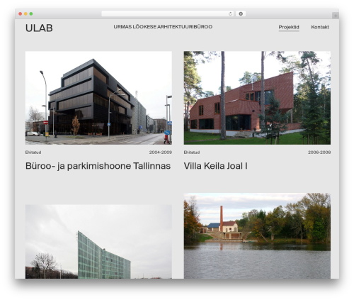 ULAB theme WordPress theme - ulab.ee