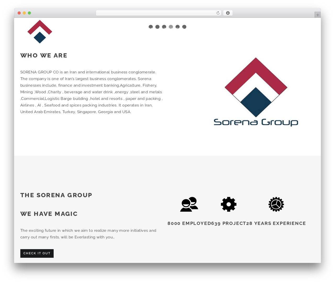 Universal WP theme WordPress - sorenagroup.org
