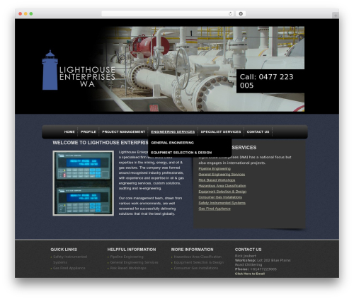 WordPress theme Lighthouse 1.0 - lighthouseenterprises.com.au