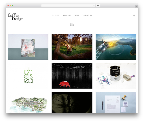 WordPress theme Mountain - laphiedesign.com