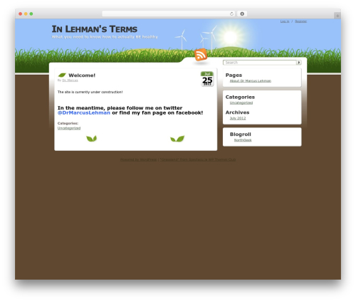 Best WordPress theme Grassland - lehmansterms.com