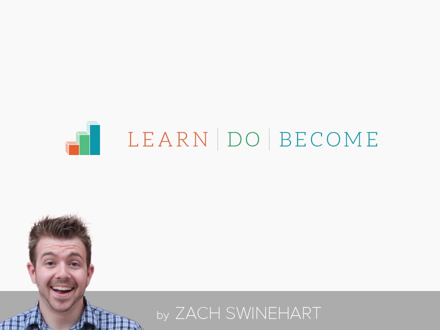 Best WordPress theme Learn | Do | Become by Zach Swinehart