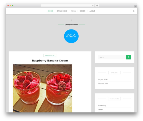 Breviter Pro WordPress website theme - lilalu.net