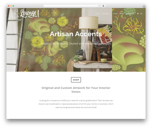 Create top WordPress theme - lisalounge.com