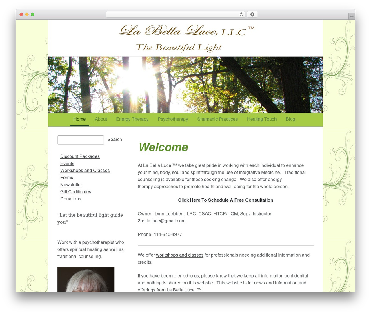 Hudson WordPress theme - labellaluce.biz