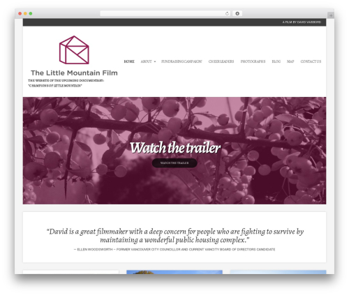Igloo theme WordPress - littlemountainfilm.com
