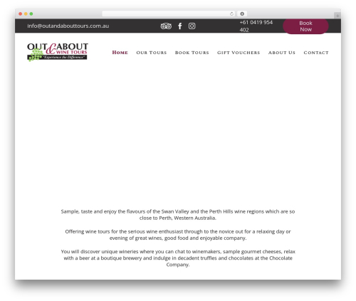 Impreza WordPress theme - outandabouttours.com.au