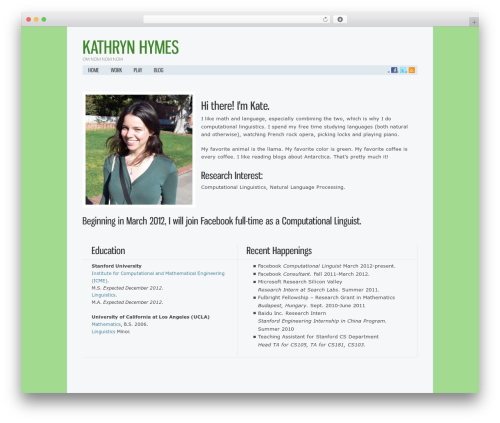 Jenny theme WordPress - katehymes.com Jenny theme WordPress - katehymes.com