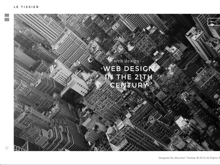 Le Tissier theme WordPress by Luca Bertaiola