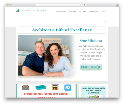 Learn | Do | Become WordPress theme - learndobecome.com