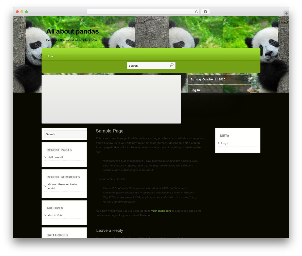 Martin WordPress theme - larablack.ca