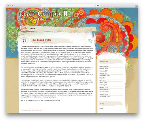 Matala premium WordPress theme - lisancampbell.com