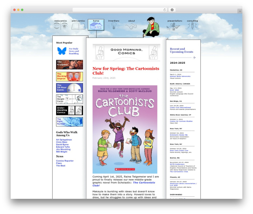 McCloud WordPress theme design - scottmccloud.com