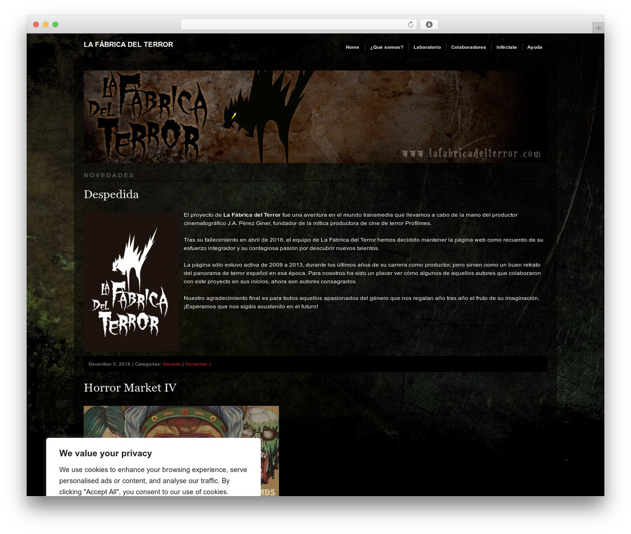 Modularity Lite WP theme - lafabricadelterror.com Modularity Lite WP theme - lafabricadelterror.com