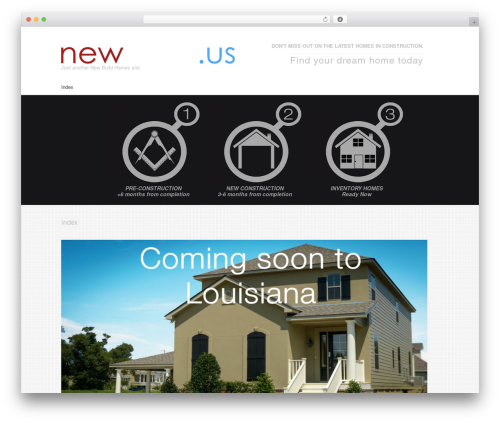 NewBuild WordPress theme - la.newbuild.us