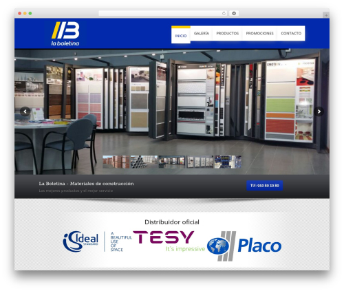 Proma WordPress theme - laboletina.es