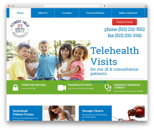 Raphaël best WordPress theme - foresthillspeds.com