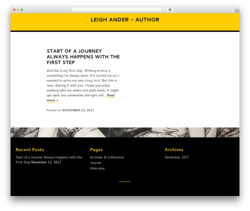 Sanse premium WordPress theme - leighander.com