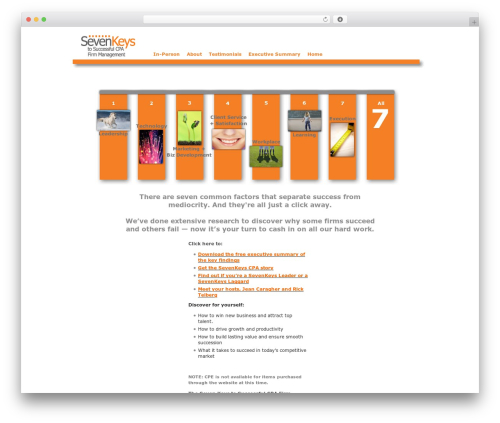 Seven Keys WordPress theme - sevenkeyscpa.com