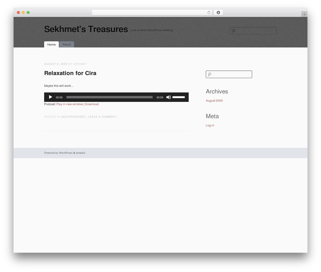 simpleX WordPress blog theme - sekhmetstreasures.com simpleX WordPress blog theme - sekhmetstreasures.com