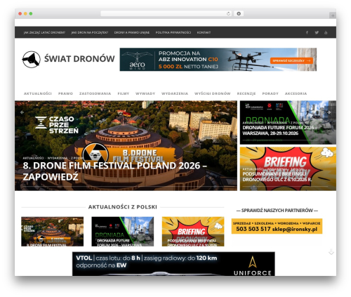 Sprout WordPress theme - swiatdronow.pl