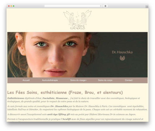Theme WordPress Nom client - lesfeessoins.fr