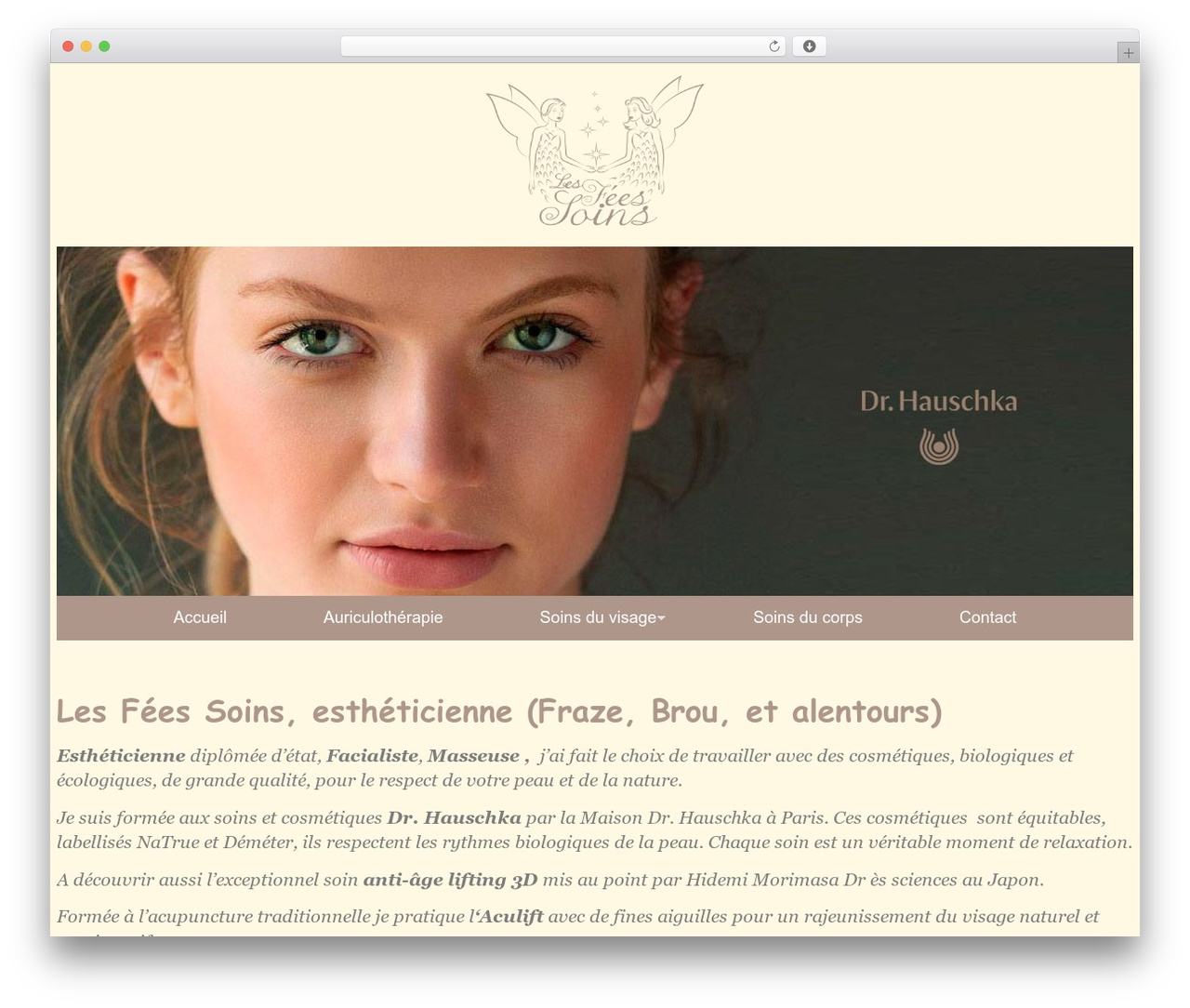 Theme WordPress Nom client - lesfeessoins.fr