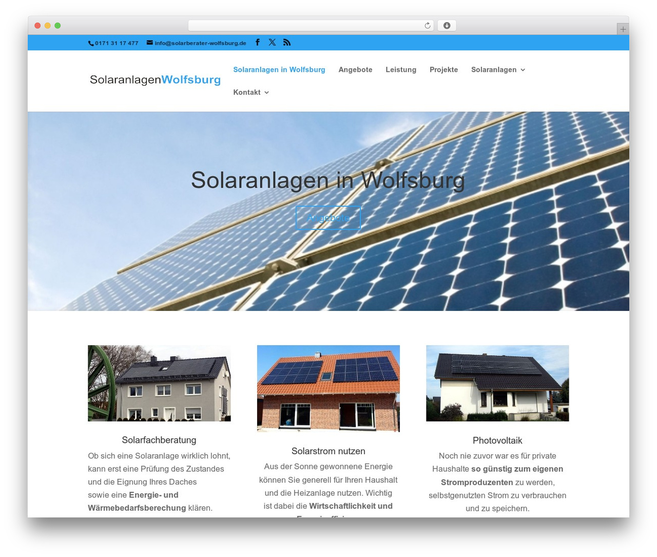 Theme WordPress Divi - solarberater-wolfsburg.de