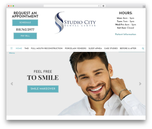 Theme WordPress Studio City Theme - studiocitydentalcenter.com