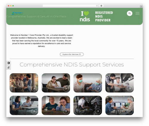 Theme WordPress Yoge - 1careprovider.com.au