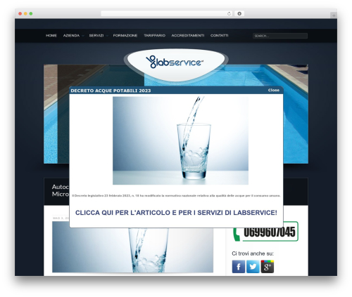 Traject theme WordPress - labservicesrl.it