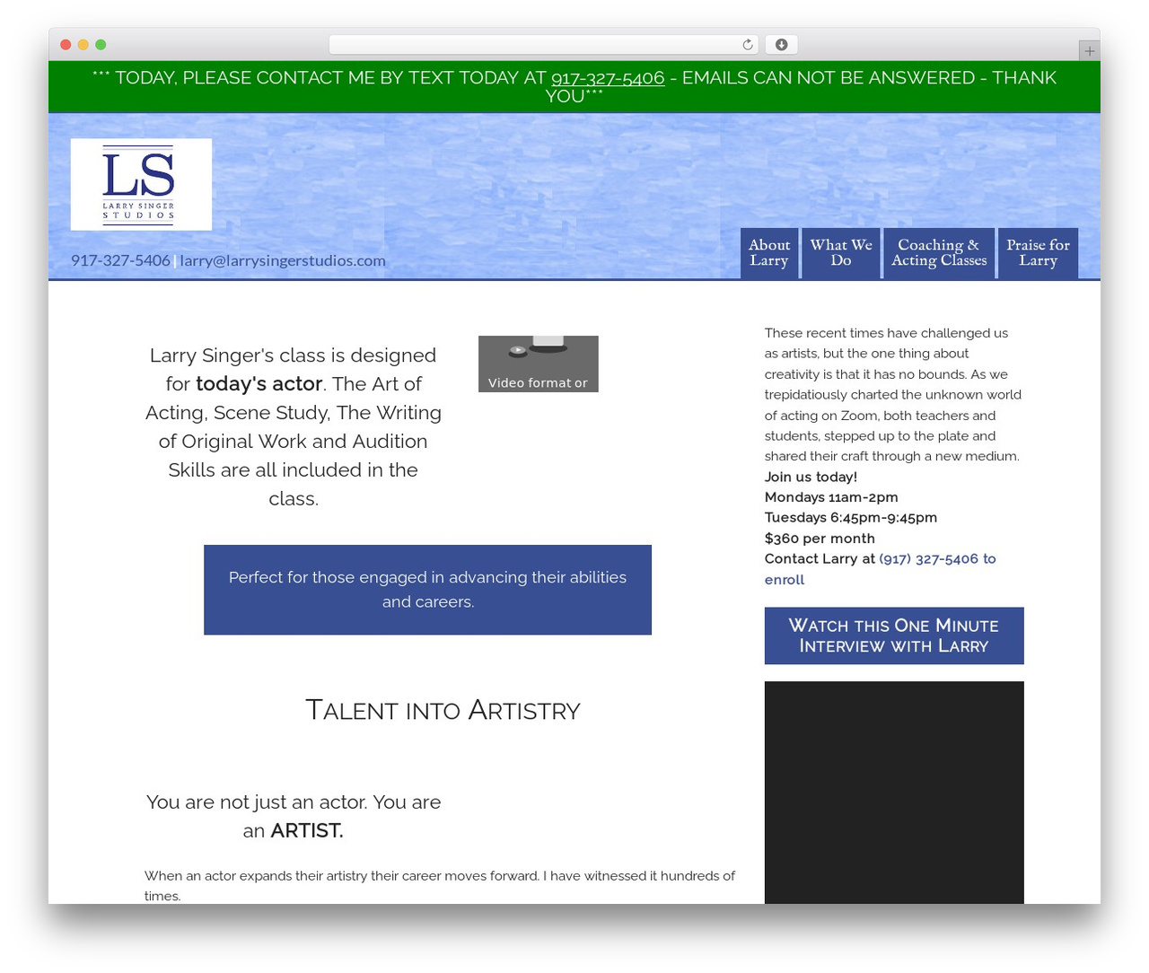 WordPress theme Author Pro Theme - larrysingerstudios.com WordPress theme Author Pro Theme - larrysingerstudios.com