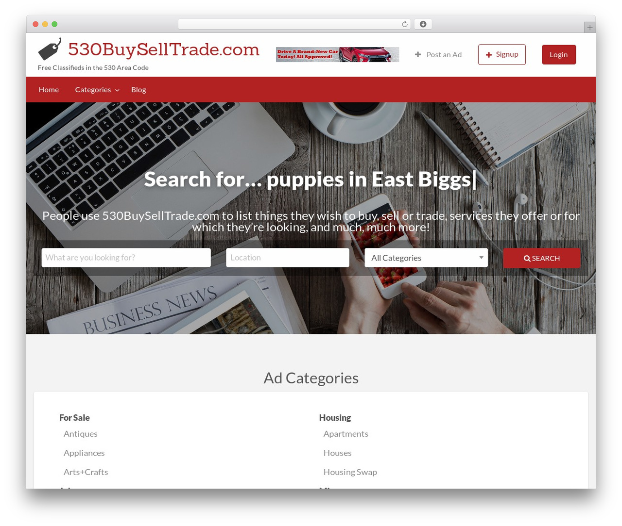 WordPress theme ClassiPress - 530buyselltrade.com WordPress theme ClassiPress - 530buyselltrade.com