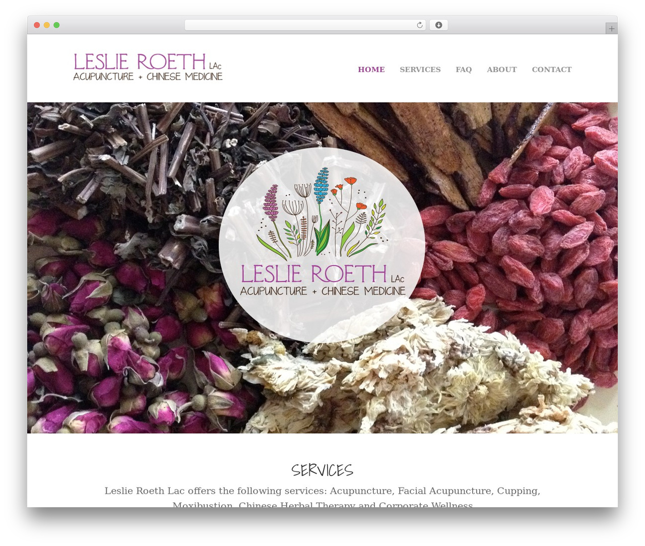 WordPress theme Hayden - leslieroethlac.com