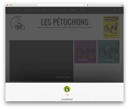 WordPress theme Old Paper - lespetochons.com