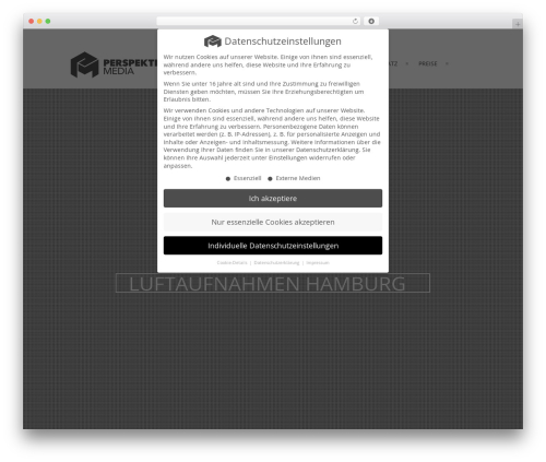WordPress theme Patti - luftaufnahmenhamburg.de