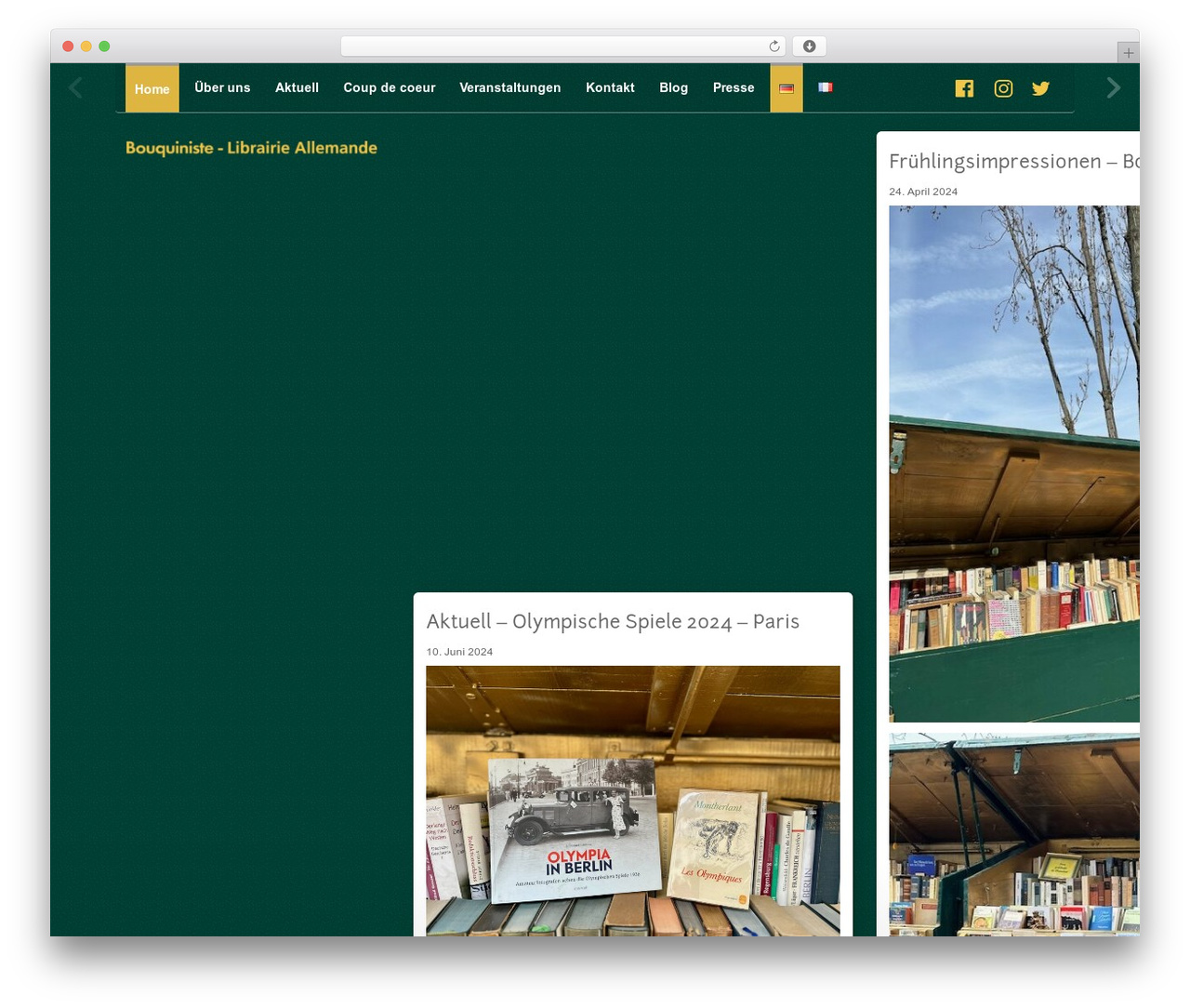 WordPress theme Shelf PRO - librairieallemande.com
