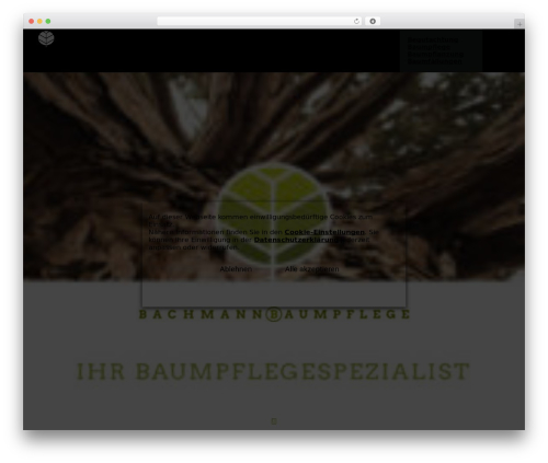 Legally saas dsgvo plugin WordPress plugin - b-baumpflege.ch