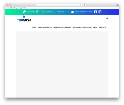 WordPress website theme Elegante - www.tecnovani.com