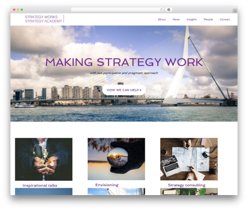 WP theme Agency Pro Theme - strategy-works.com