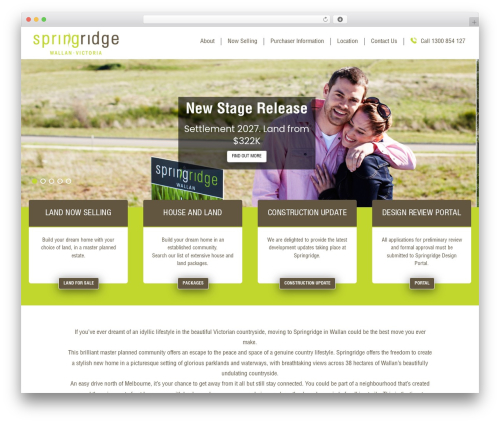 WP theme Codingheads Base Theme - springridge.com.au