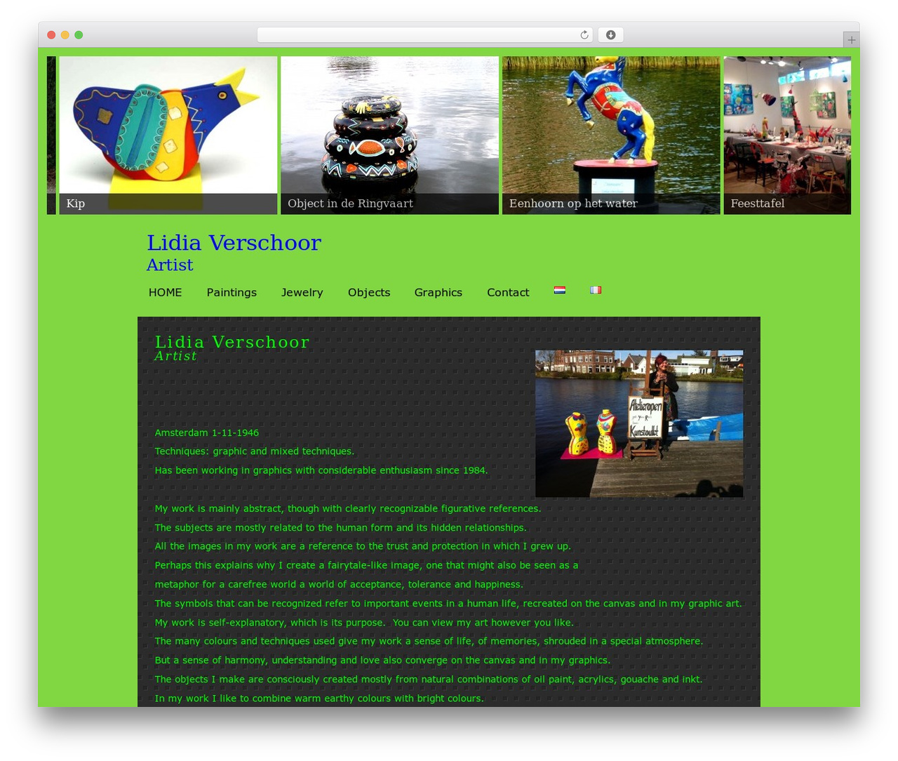 WPFolio theme WordPress - lidiaverschoor.com