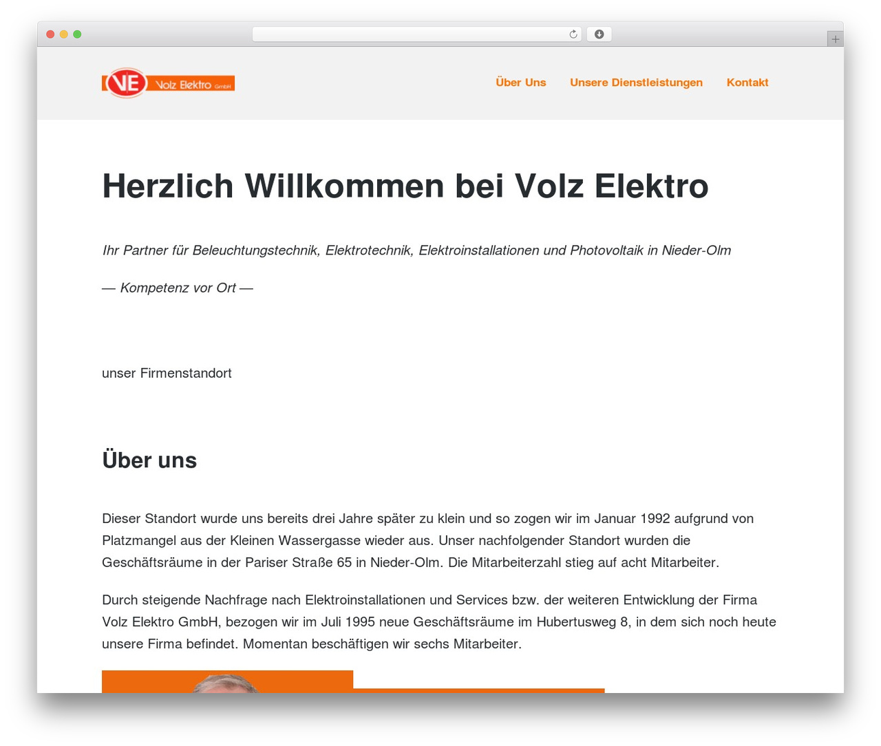 Atomic Blocks top WordPress theme - volz-elektro.com