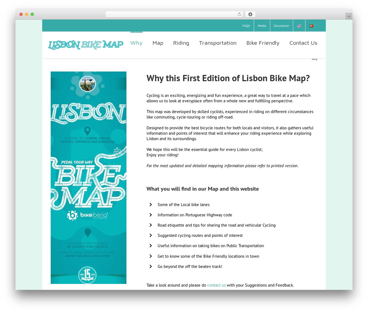 Avada top WordPress theme - lisbonbikemap.com