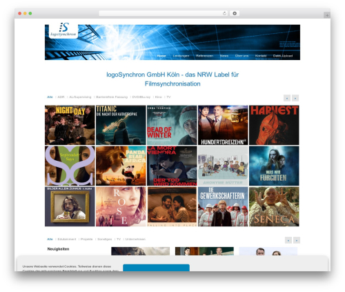Best WordPress theme Aware - logosynchron.de