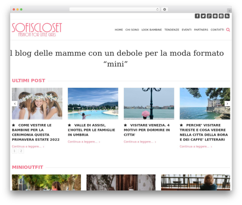 Best WordPress theme Meteor - sofiscloset.it