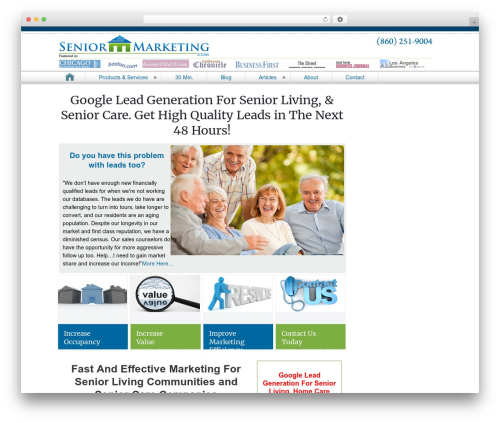 Social Profiles Widget (social-profiles-widget) free WordPress plugin - seniormarketing.com