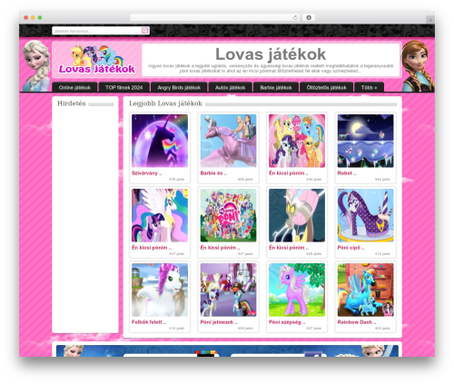 BrayGames WordPress theme - lovasjatekok.oji.hu